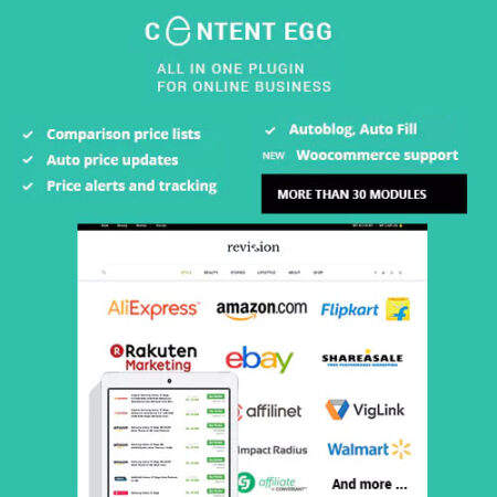 Content Egg all in one plugin for Affiliate Price Comparison Deal sites