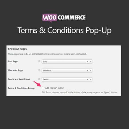 WooCommerce Terms and Conditions Popup