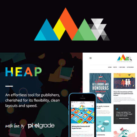 HEAP A Snappy Responsive WordPress Blog Theme