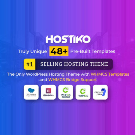 Hostiko WordPress WHMCS Hosting Theme 1