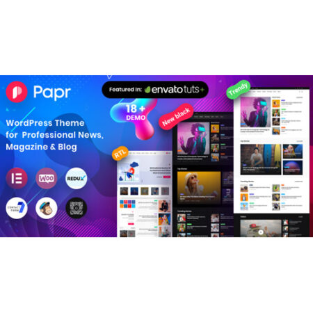 News Magazine Papr News Magazine WordPress Theme