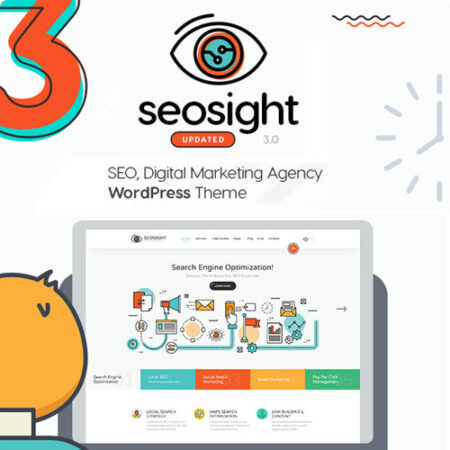 Seosight SEO Digital Marketing Agency WP Theme with Shop 1