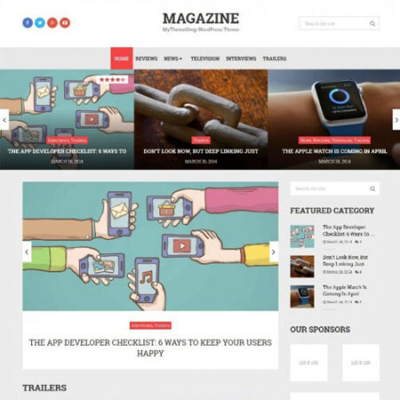 MyThemeShop Magazine WordPress Theme